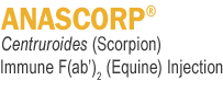 ANASCORP [centruroides (scorpion) immune F(ab’)₂ (equine)] injection